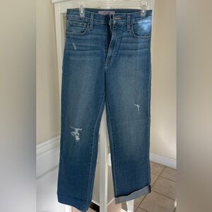 Joe's Jeans Straight Leg in Distressed Blue